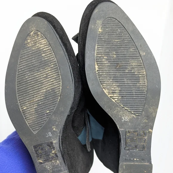 Edmundo Castillo two tone suede wedges - Picture 12 of 16